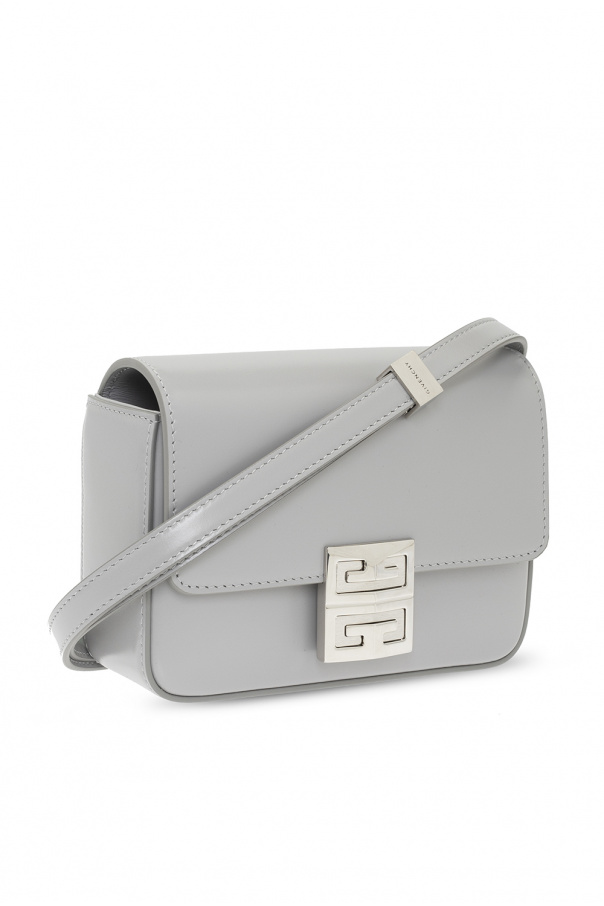★ JEDREFEB5★ Slant shoulder bag ivory j22ash006iv GIVENCHY Coated Canvas Logo 4G Embossed Small Moon Cut Out